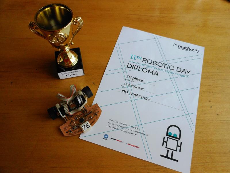 Tým RTO na soutěži Robotický den v Praze slavil úspěch