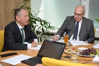 Vedení univerzity diskutovalo s europoslancem Tošenovským o evropských projektech
