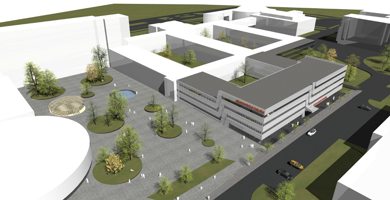 Vizualizace nové budovy Ekonomické fakulty