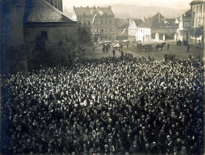 Odraz vyhlášení samostatného Československa v roce 1918 na VŠB v Příbrami