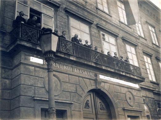 Odraz vyhlášení samostatného Československa v roce 1918 na VŠB v Příbrami