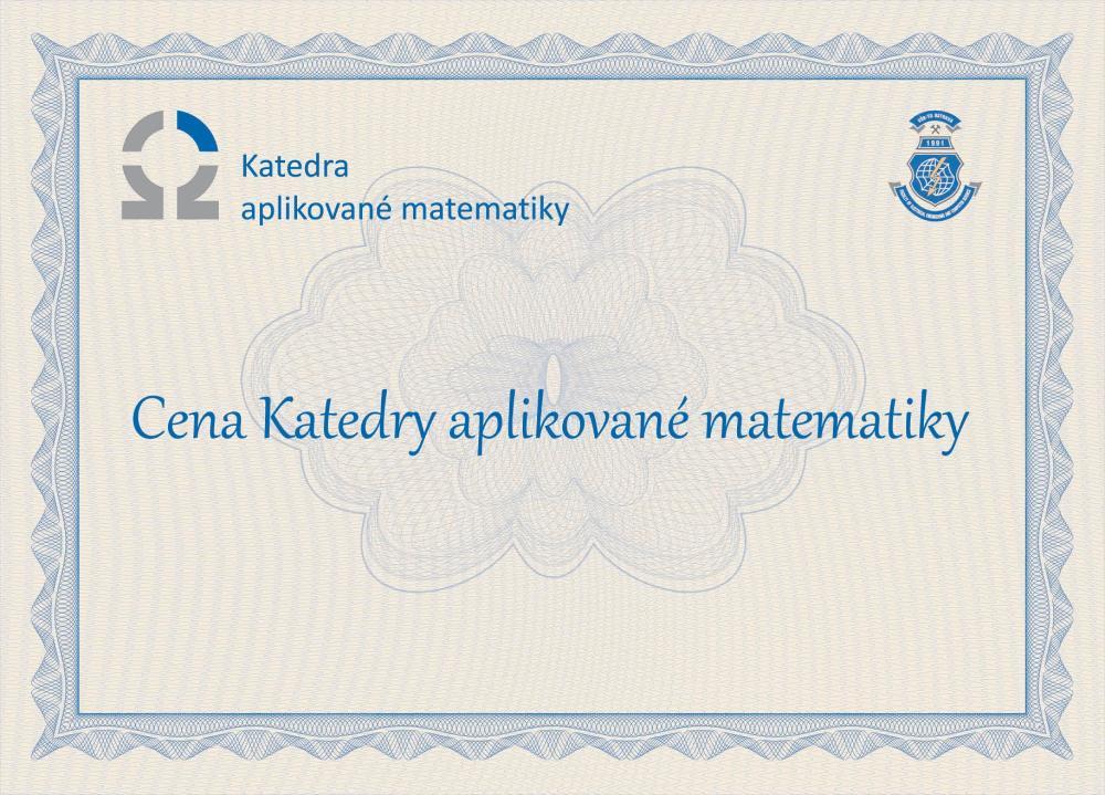 Ceny Katedry aplikované matematiky