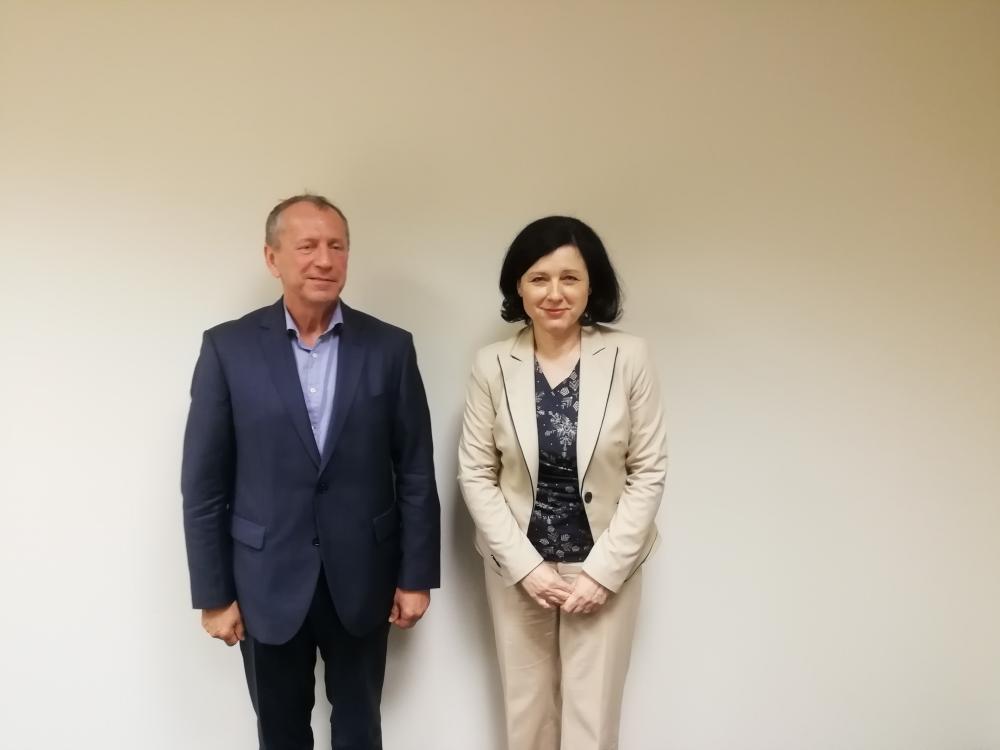 Setkání rektora VŠB-TUO s komisařkou Věrou Jourovou