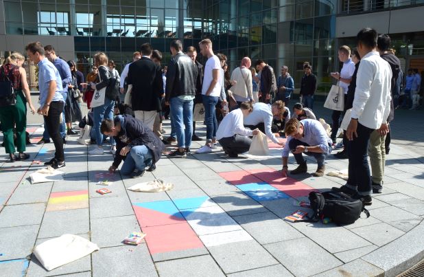 Welcome Ceremony for new foreign students 