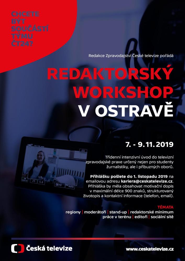 Redaktorský workshop v Ostravě 