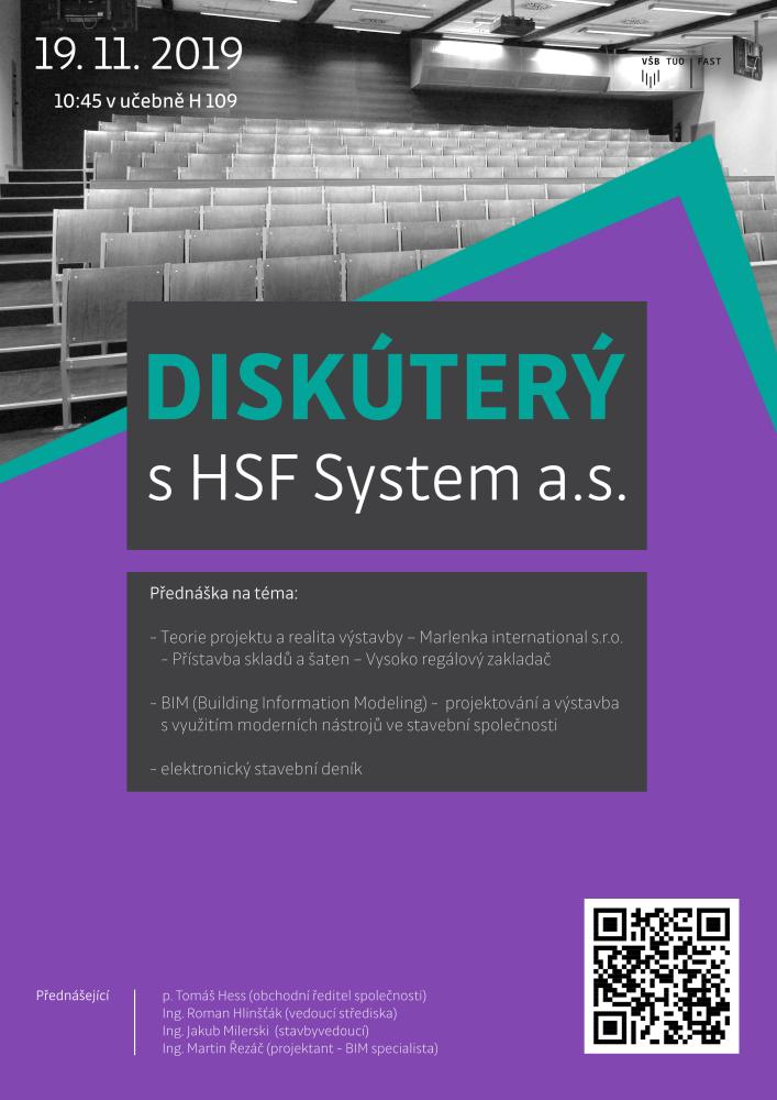 Diskúterý s HSF System a.s.