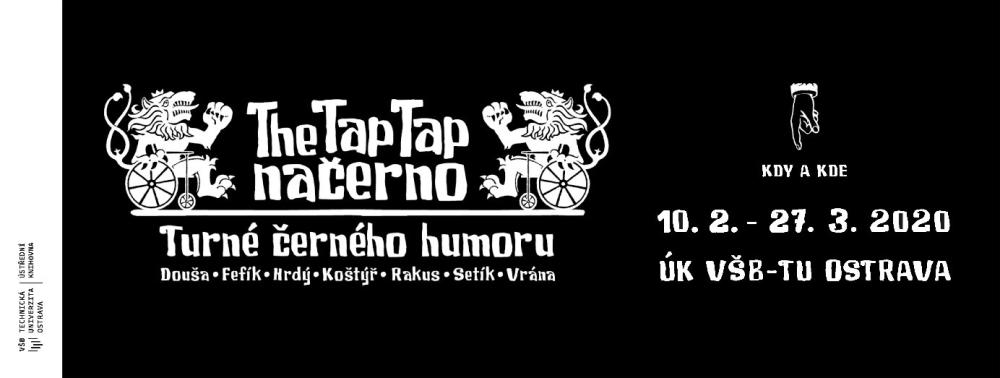 Ústřední knihovna VŠB-TUO pořádá výstavu vtipů o lidech s hendikepem – The Tap Tap načerno