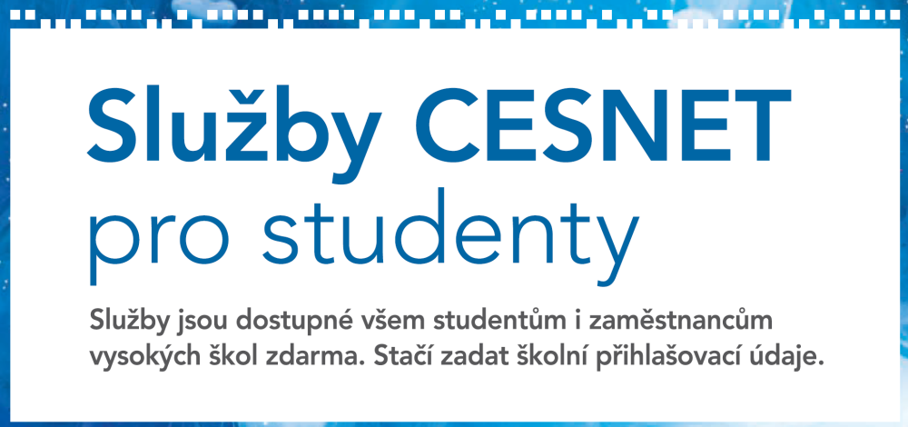 CESNET studentům