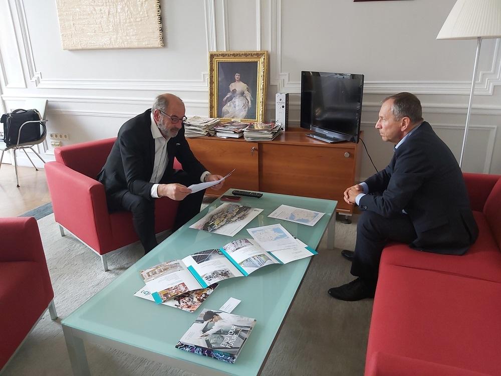 The Rector Snášel discussed cooperation with French universities with the Ambassador 