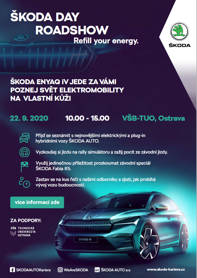 ŠKODA DAY ROADSHOW - refill your energy