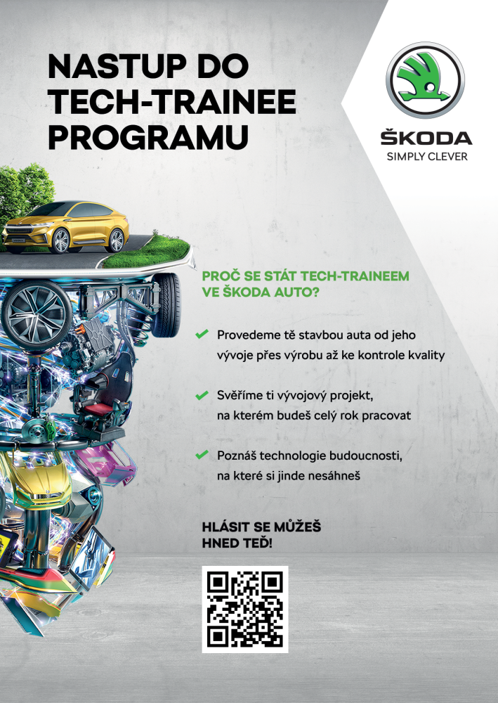 Tech Trainee programu ŠKODY-AUTO 