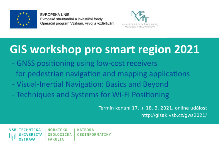 GIS WORKSHOP pro SMART REGION