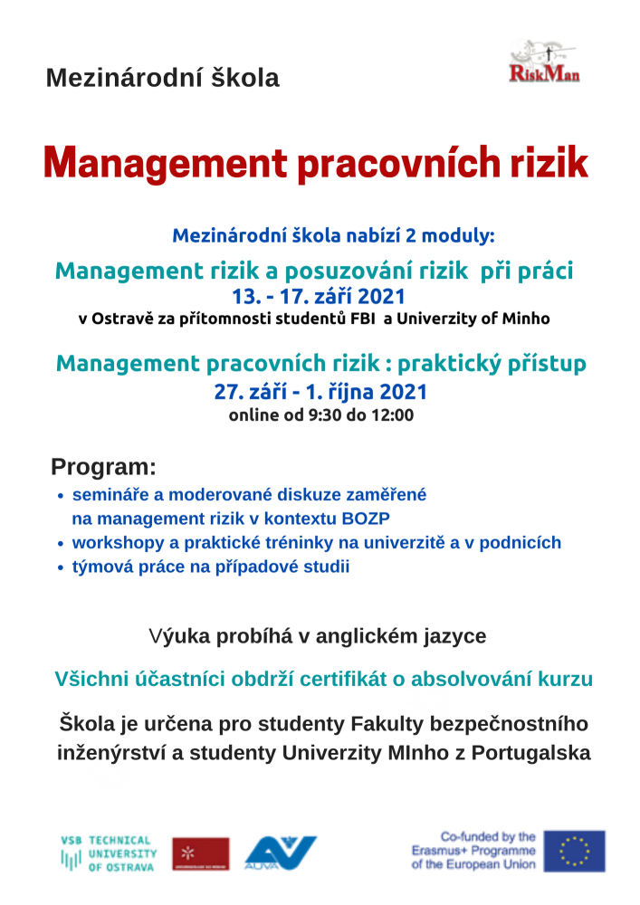 Mezinárodní škola "Management pracovních rizik"