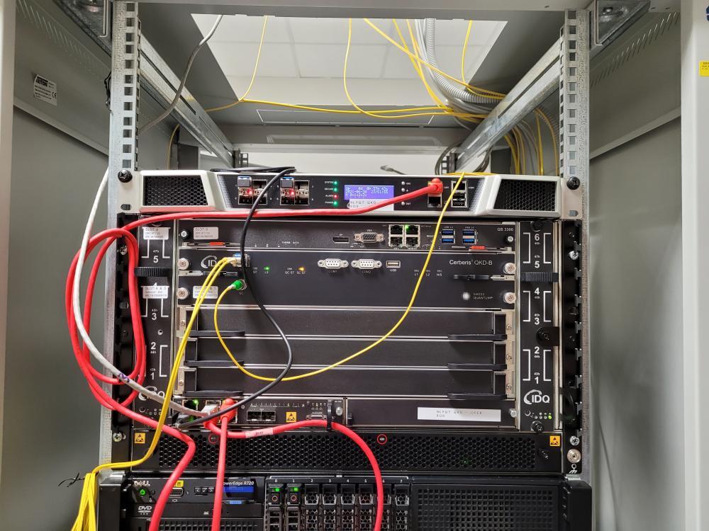 The first inter-city quantum key distribution in the Czech Republic - the most secure encrypted communication