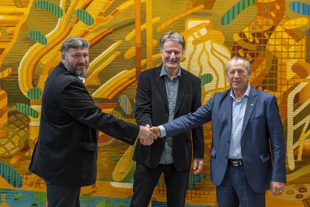 VŠB-TUO odhalila tapiserii Průmyslová krajina
