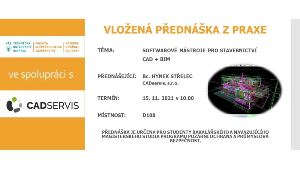 SOFTWAROVÉ NÁSTROJE PRO STAVEBNICTVÍ CAD+BIM
