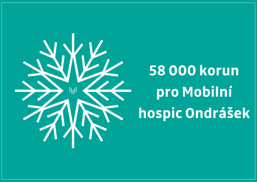 VŠB-TUO vybrala v prvním ročníku vánoční aukce 58 000 Kč pro Mobilní hospic Ondrášek