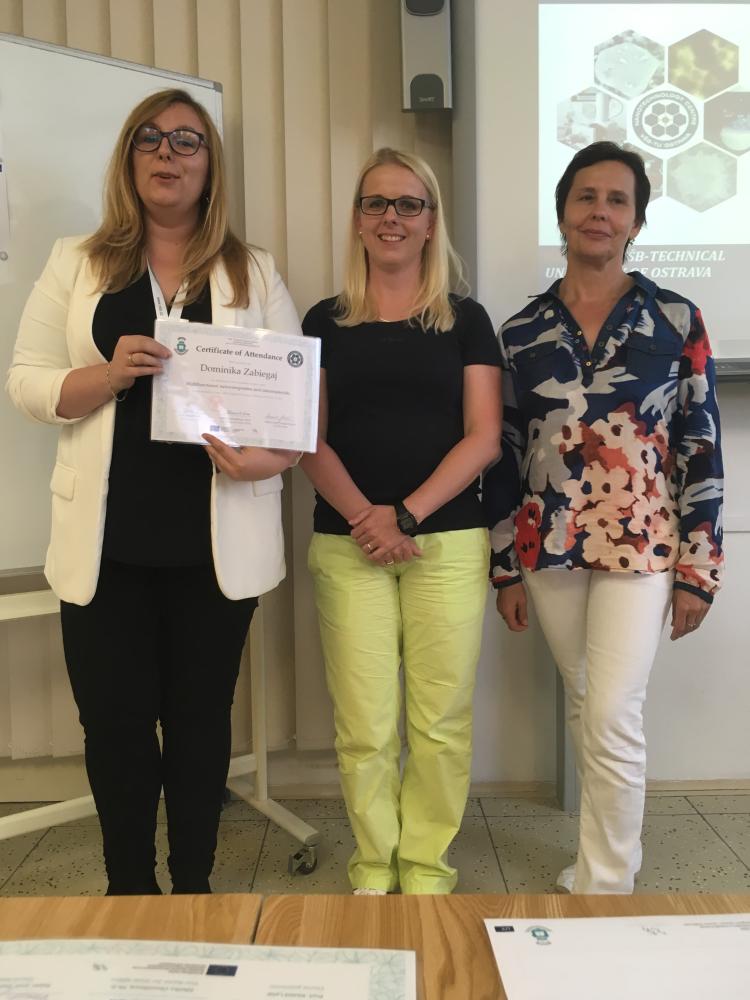 Dr. Dominika Zabiegaj z Northumbria University na pracovní stáži na CNT