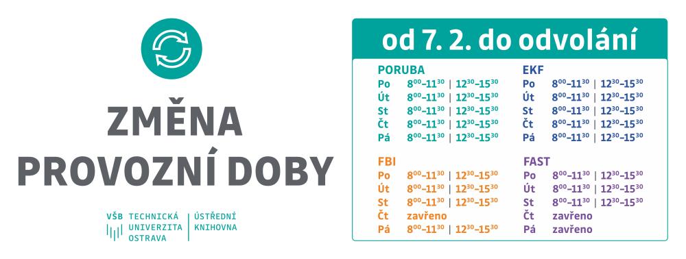 Provozní doba ÚK od 7. 2. 2022