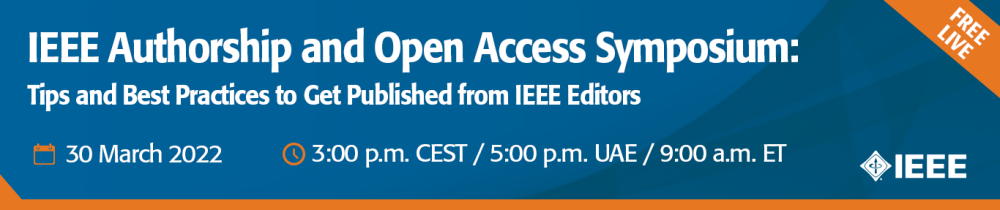 IEEE Authorship and Open Access Symposium