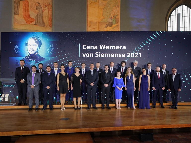 Ceny Wernera von Siemense za rok 2021 získali nejlepší studenti, pedagogové a mladí vědci