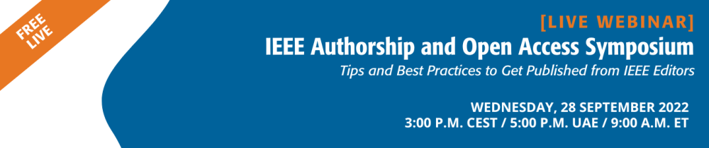 IEEE sympozium: O publikování a otevřeném přístupu