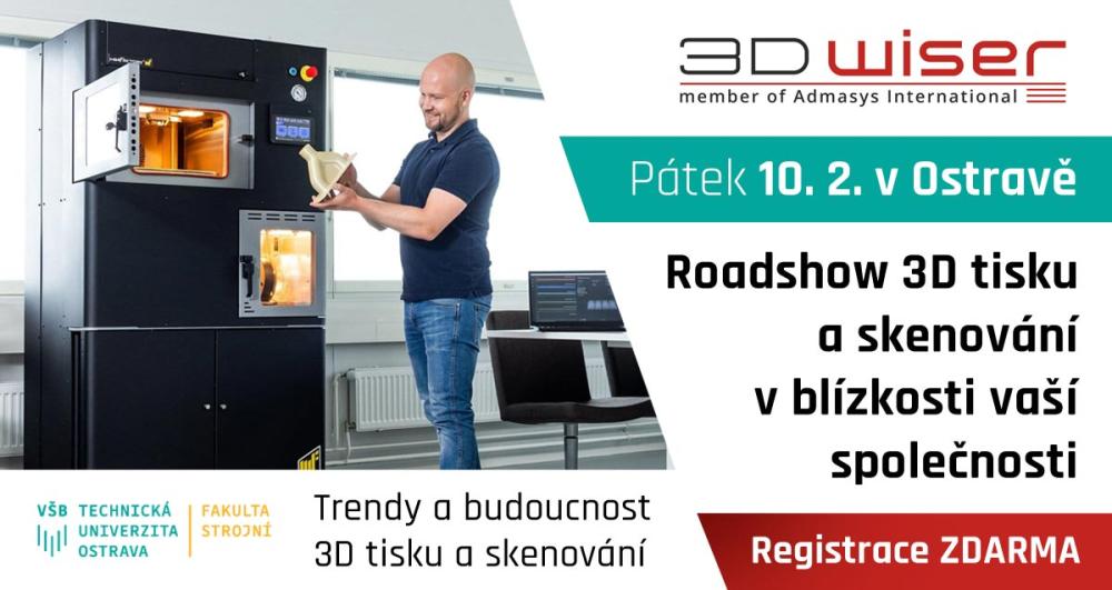 Zimní roadshow 3D tisku a 3D skenování