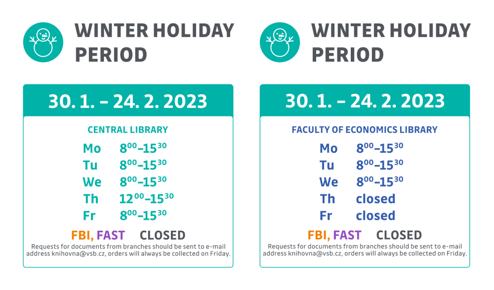 Change in Opening Hours