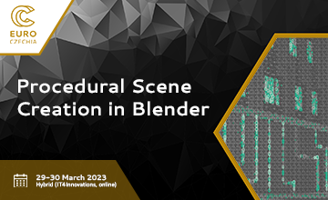 Pozvánka na kurz Procedural Scene Creation in Blender (EuroCC)