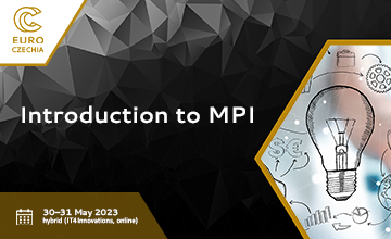 Pozvánka na kurz Introduction to MPI