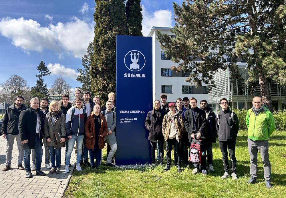 Exkurze studentů do společnosti SIGMA GROUP a.s.