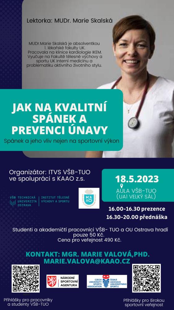 Vzdělávací seminář Jak na kvalitní spánek a prevenci únavy