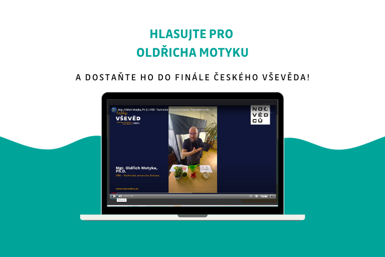 Podpořte Oldřicha Motyku v popularizační soutěži Český VŠEVĚD