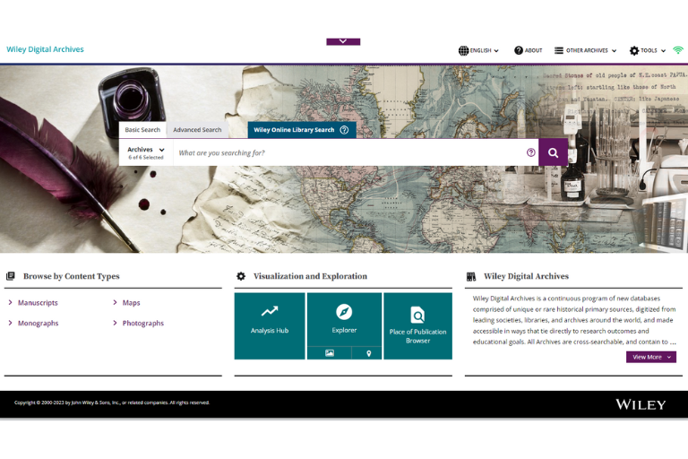 Zkušební přístup do  WDA – WILEY DIGITAL ARCHIVES