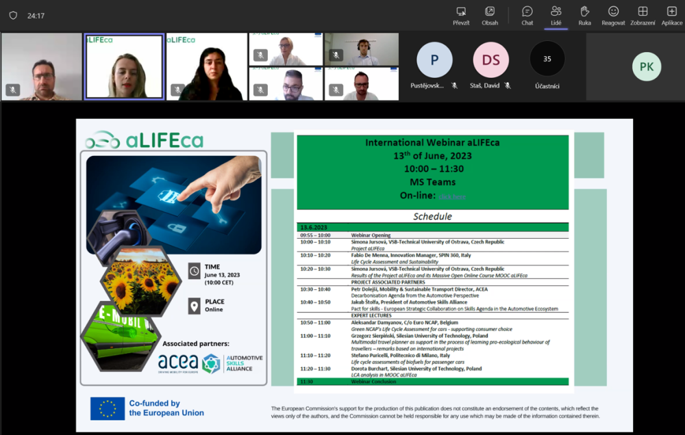 International Webinar aLIFEca