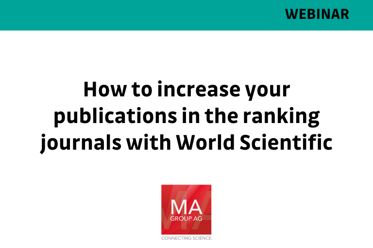 How to increase your publications in the ranking journals with World Scientific