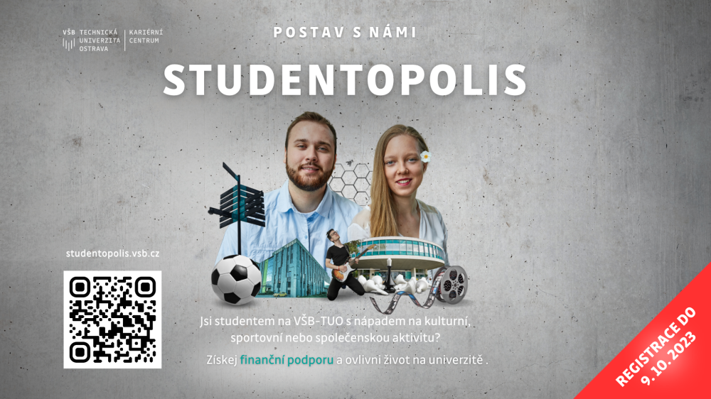 "STUDENTOPOLIS" - Nový program VŠB-TUO nabízí studentům šanci ovlivnit univerzitní život