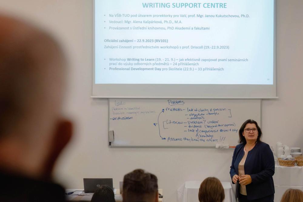 VŠB-TUO is the first university in the country to open a Writing Support Centre