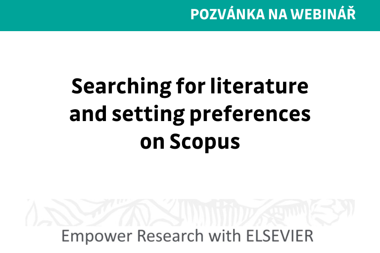 Searching for literature and setting preferences on Scopus