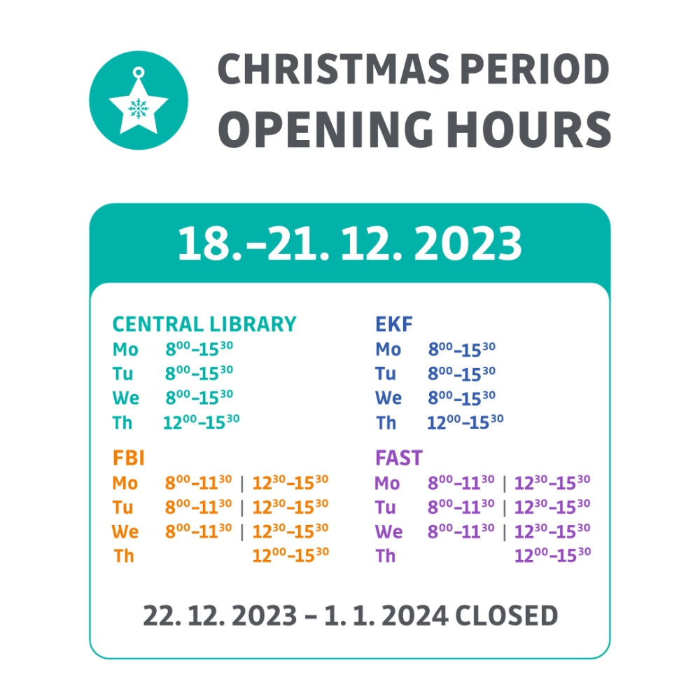 Christmas Opening Hours