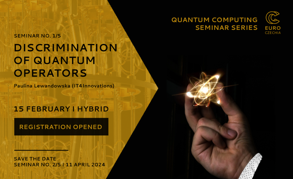 Pozvánka na seminář Quantum Computing Seminar: Discrimination of ...