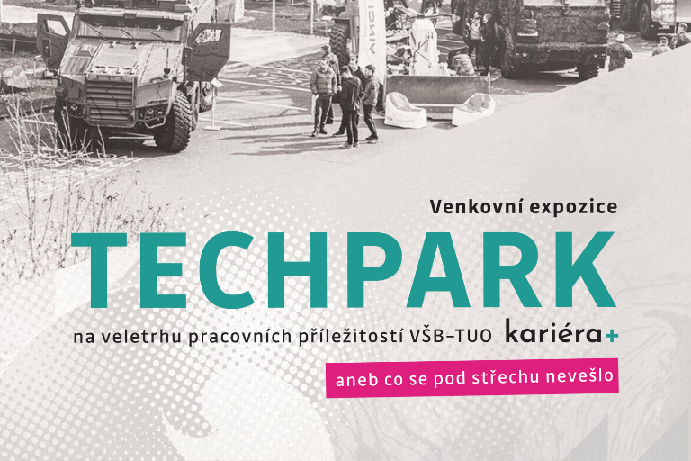 TECHPARK: venkovní expozice na veletrhu kariéra+