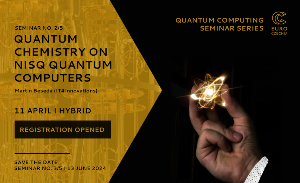Pozvánka na seminár Quantum Computing Seminar: Quantum Chemistry on NISQ Quantum Computers 