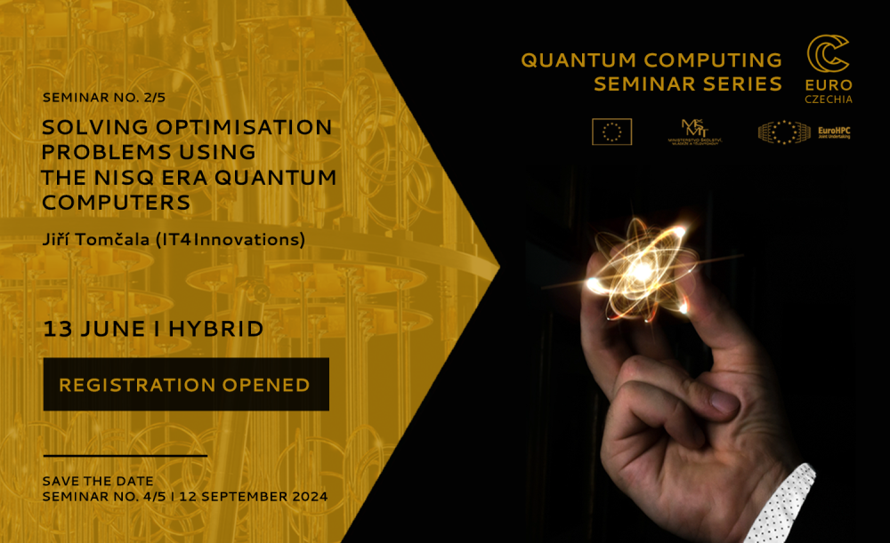 Pozvánka na seminář Quantum Computing Seminar: Solving Optimisation Problems Using the NISQ Era Quantum Computers