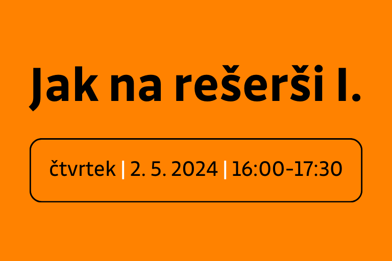 Jak na rešerši I. – zaměřeno na FBI