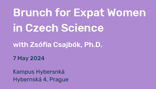 Brunch for Expat Women in Czech Science with Zsófia Csajbók