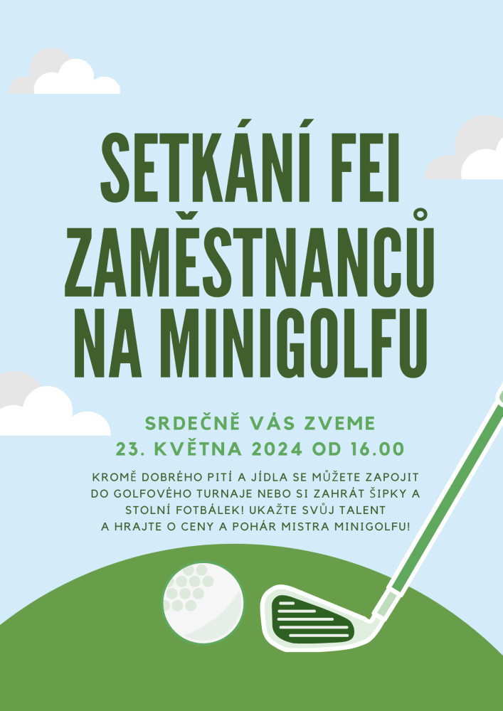 Setkání FEI zaměstnanců na minigolfu 2024 