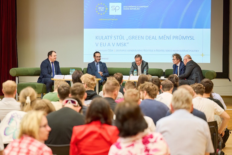 Kulatý stůl o vlivu Green Dealu na průmysl našeho kraje