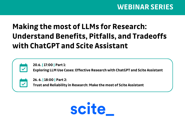 Making the most of LLMs for Research: Understand Benefits, Pitfalls, and Tradeoffs with ChatGPT and Scite