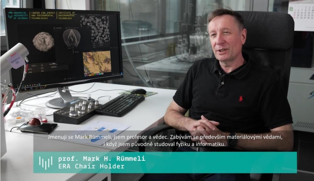 Why EBEAM and Ostrava? Mark Rümmeli explains in a video interview